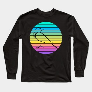 Raven Sunset Circle Long Sleeve T-Shirt